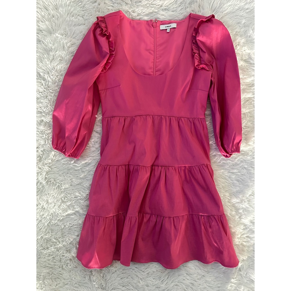 Likely Avena Rose Pink Dress sz 4 - Picture 2 of 4